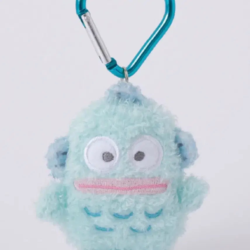 [BUNJANG] Hangyodon Fleece Heart Carabiner Keyring / 한교동 뽀글이 하트 카라비너 키링