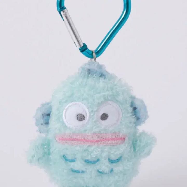 [BUNJANG] Hangyodon Fleece Heart Carabiner Keyring / 한교동 뽀글이 하트 카라비너 키링