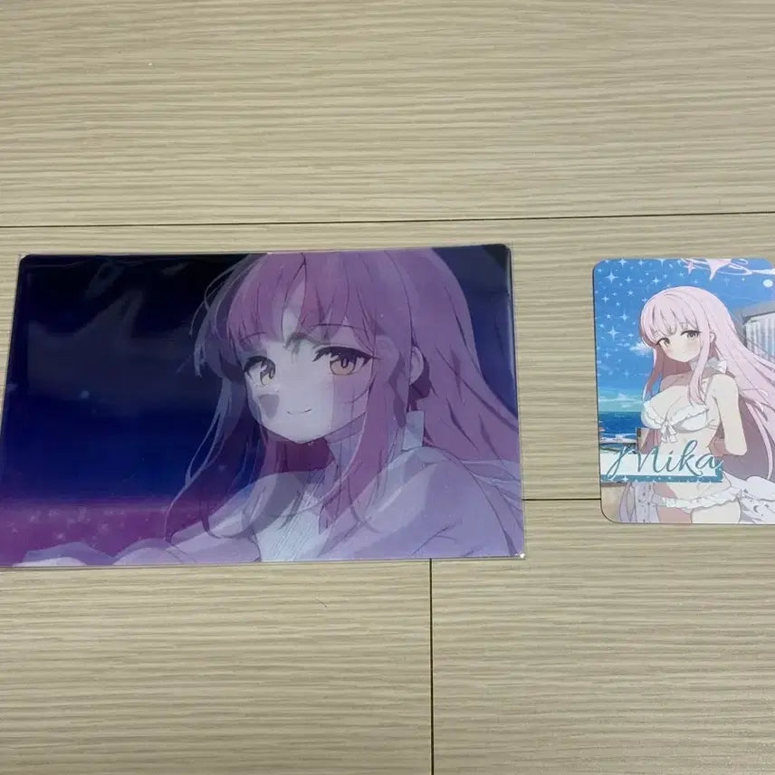 [BUNJANG] Blue Archive Mika Memorial Package &amp; Sumika Lenticular Postcard + Photocard Bundle Set / 블루 아카이브 미카 메모리얼 패키지 &amp; 수미카 공식 굿즈
