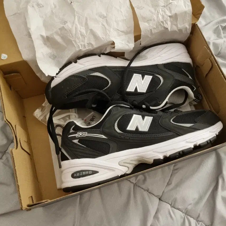 [BUNJANG] New Balance 530 Black Phantom (MR530SMN) Sneakers / [택포/새상품] 뉴발 530 블랙팬텀 (MR530SMN)
