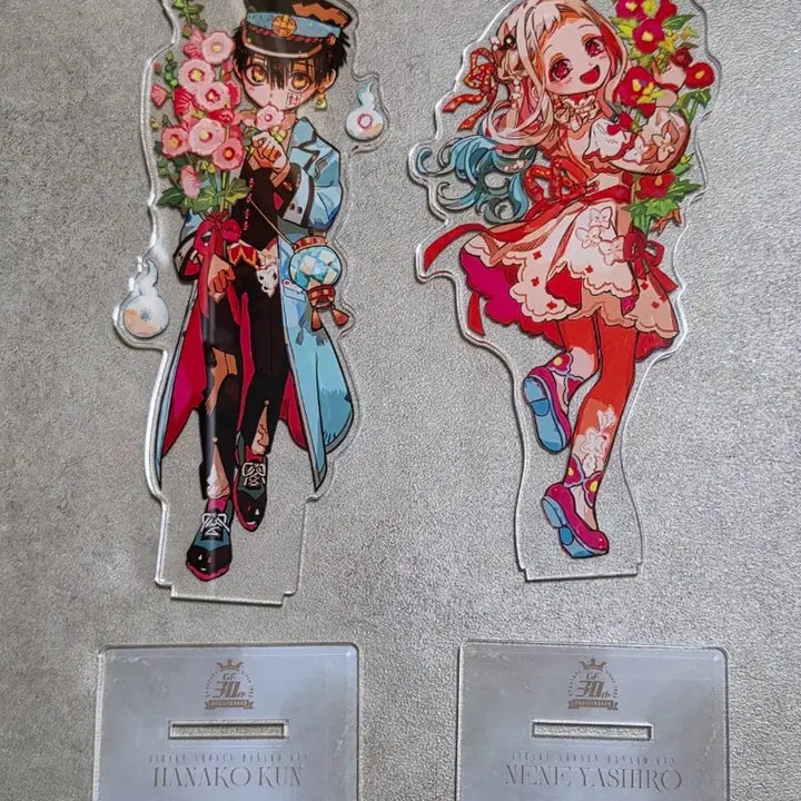 [BUNJANG] Jibaku Shonen Hanako-kun GFantasy 30th Anniversary Acrylic Stand Hanako &amp; Nene Bundle Set / 지박소년하나코군 지하군 G판타지 30주년 아크릴스탠드 하나코 네네 일괄