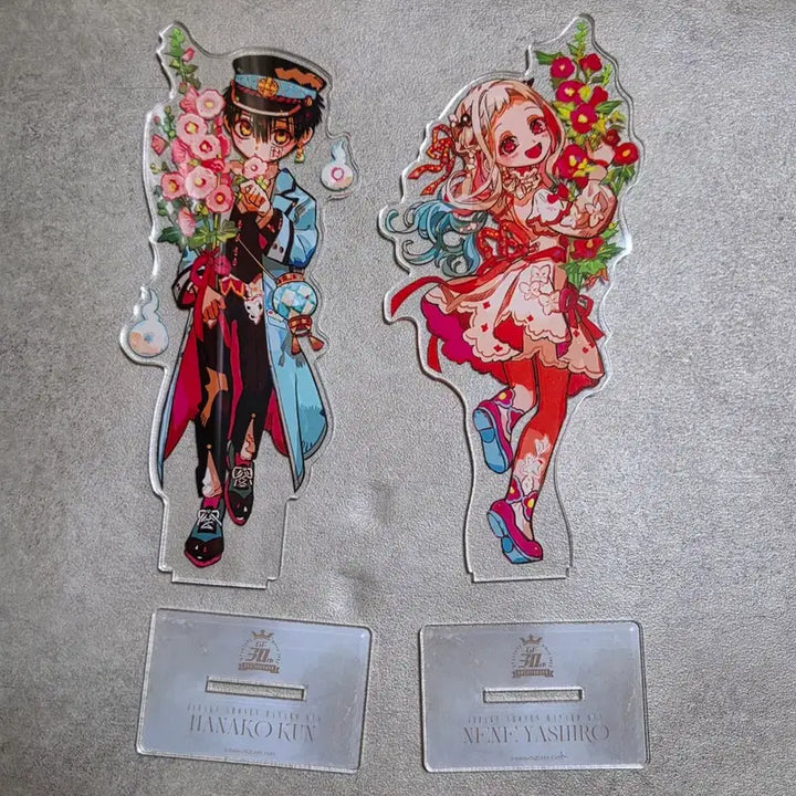 [BUNJANG] Jibaku Shonen Hanako-kun GFantasy 30th Anniversary Acrylic Stand Hanako &amp; Nene Bundle Set / 지박소년하나코군 지하군 G판타지 30주년 아크릴스탠드 하나코 네네 일괄