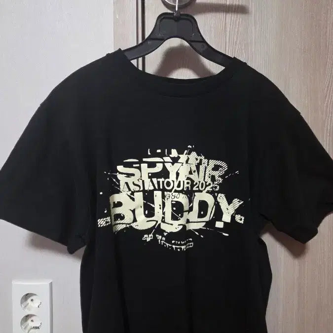 [BUNJANG] Spyair 2025 Buddy Tour "Buddy" Short Sleeve T-Shirt / (비공굿덤 드려요) 스파이에어 2025 버디 투어 굿즈 반팔 티셔츠