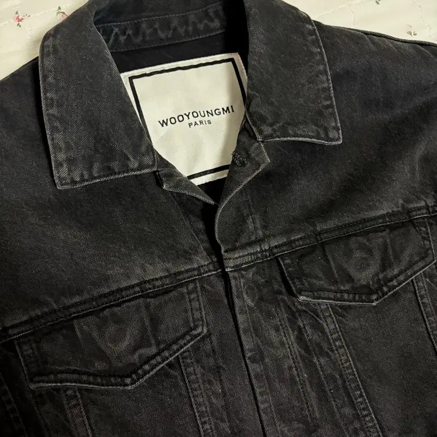 [BUNJANG] Wooyoungmi Black Denim Cropped Jacket / 우영미 데님자켓 팝니다.
