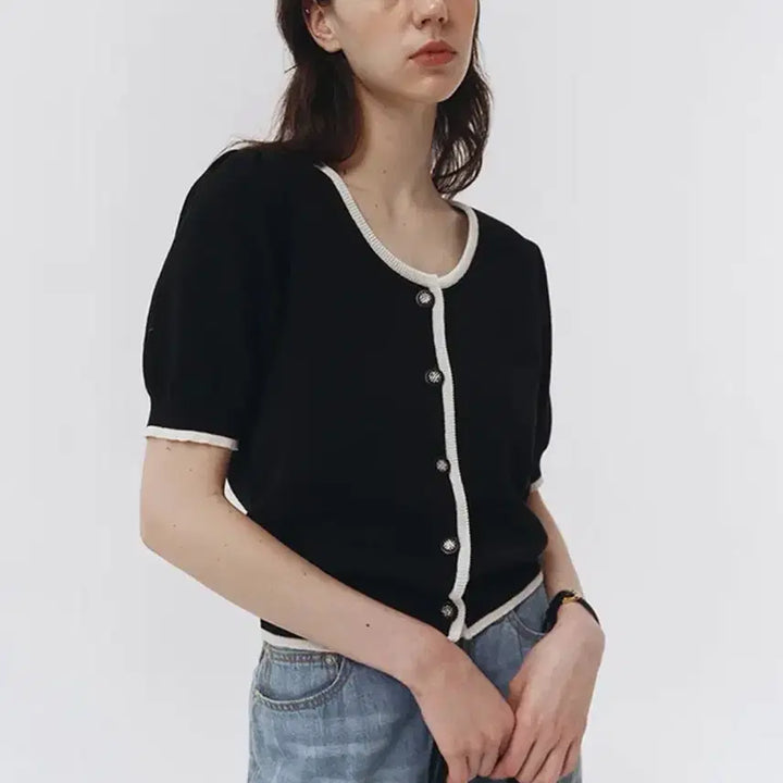 [BUNJANG] DUNST Round Neck Cardigan Top / 던스트 가디건