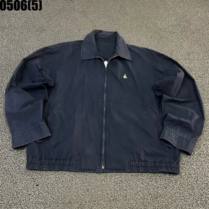 [BUNJANG] Beanpole Navy Cotton Jacket 105 / 빈폴 네이비 면 자켓105 0506