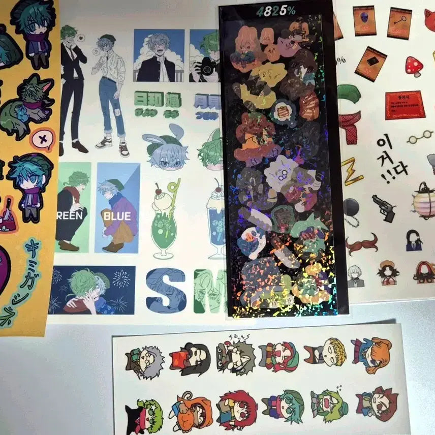 [BUNJANG] Kimi Ga Shine Sticker Bundle Set / 네가죽어 키미가시네 스티커 5종 일괄판매