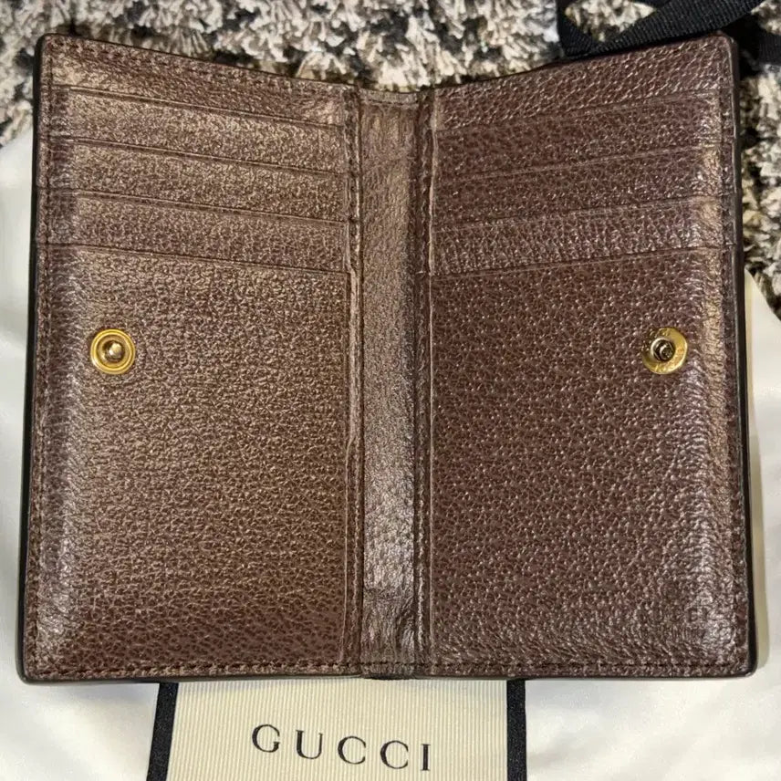 [BUNJANG] Gucci Double G Stripe Green Card Case Wallet / 구찌 더블G 스트라이프 그린 카드케이스 지갑