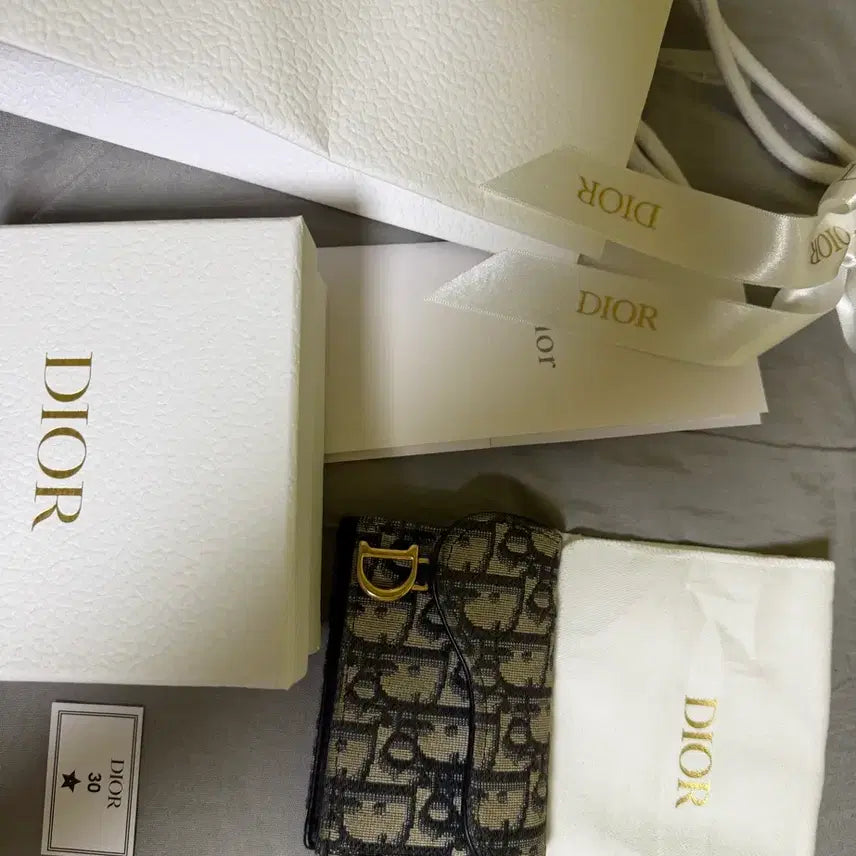 [BUNJANG] Dior Oblique Saddle Card Holder Full Box / 디올 오블리크 새들 카드지갑 풀박스