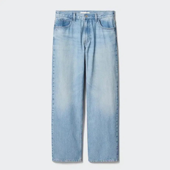 [BUNJANG] JW Anderson x Uniqlo Straight Jeans Light Wash / JW앤더슨 유니클로 스트레이트진 연청