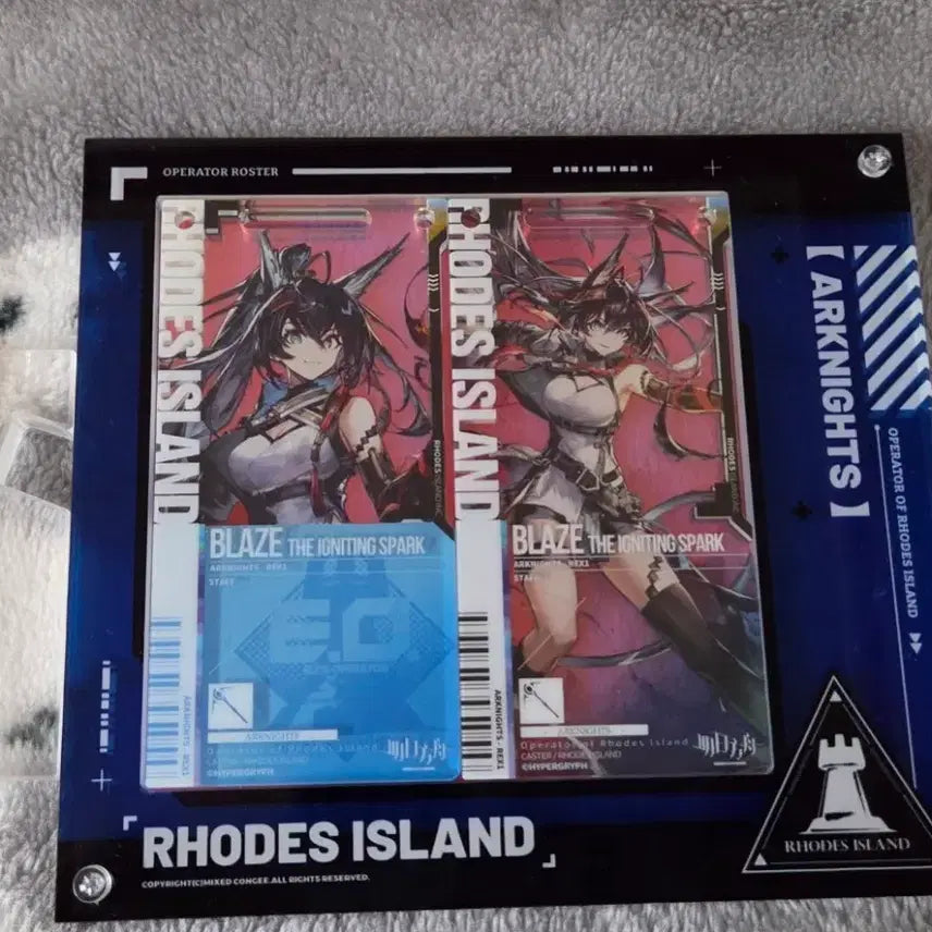 [BUNJANG] Arknights Blaze Transit Pass + Case Bundle Set / 명일방주 이격 블레이즈 통행증 + 케이스 일괄
