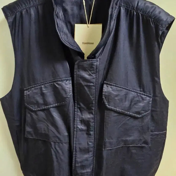 [BUNJANG] StandAlone Cargo Vest Navy New / 새상품 STANDALONE  카고 베스트