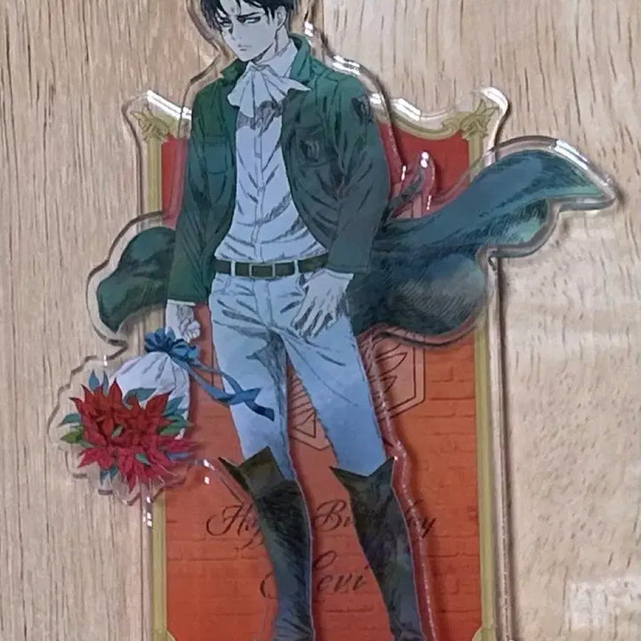 [BUNJANG] Attack on Titan Levi Ackerman Birthday Acrylic Stand / 진격의거인 리비이 아커만 생일 아크릴스탠드