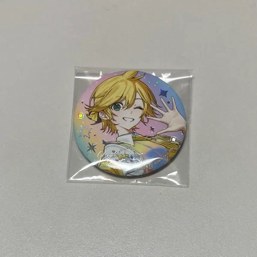 [BUNJANG] Project Sekai Kagamine Len 5th Anniversary Aurora Can Badge / 프세카 감사제 5주년 카가미네 렌 오로라 캔뱃지 버싱