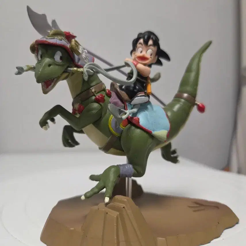 [BUNJANG] Unifive Dragon Ball Museum Collection 5 Son Goku &amp; Dinosaur Figure (No Box) / 드래곤볼 뮤지엄 콜렉션 제5탄(노박스 레어)
