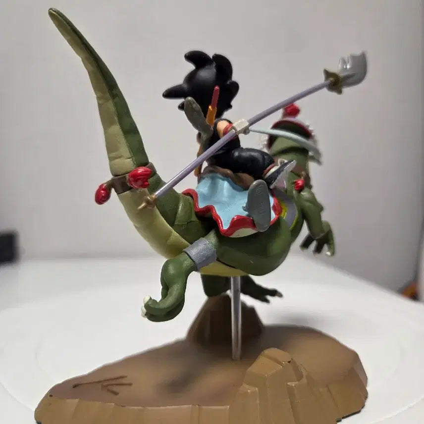 [BUNJANG] Unifive Dragon Ball Museum Collection 5 Son Goku &amp; Dinosaur Figure (No Box) / 드래곤볼 뮤지엄 콜렉션 제5탄(노박스 레어)