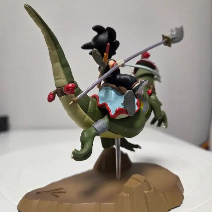 [BUNJANG] Unifive Dragon Ball Museum Collection 5 Son Goku &amp; Dinosaur Figure (No Box) / 드래곤볼 뮤지엄 콜렉션 제5탄(노박스 레어)