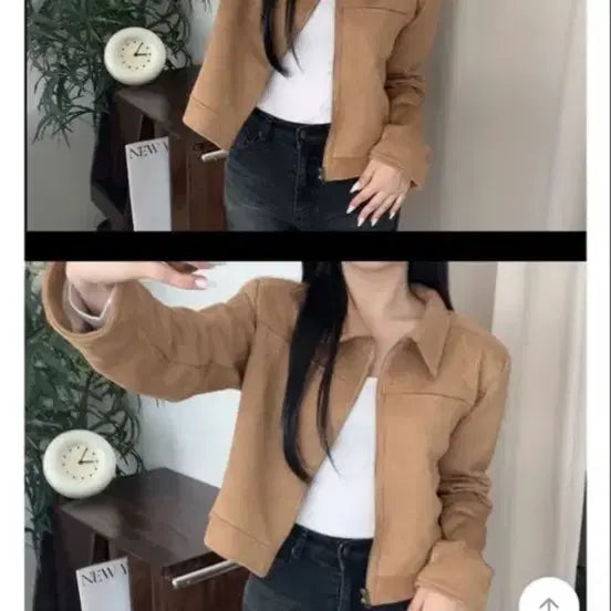 [BUNJANG] AUBBLY Suede Jacket / 에이블리 스웨이드 자켓