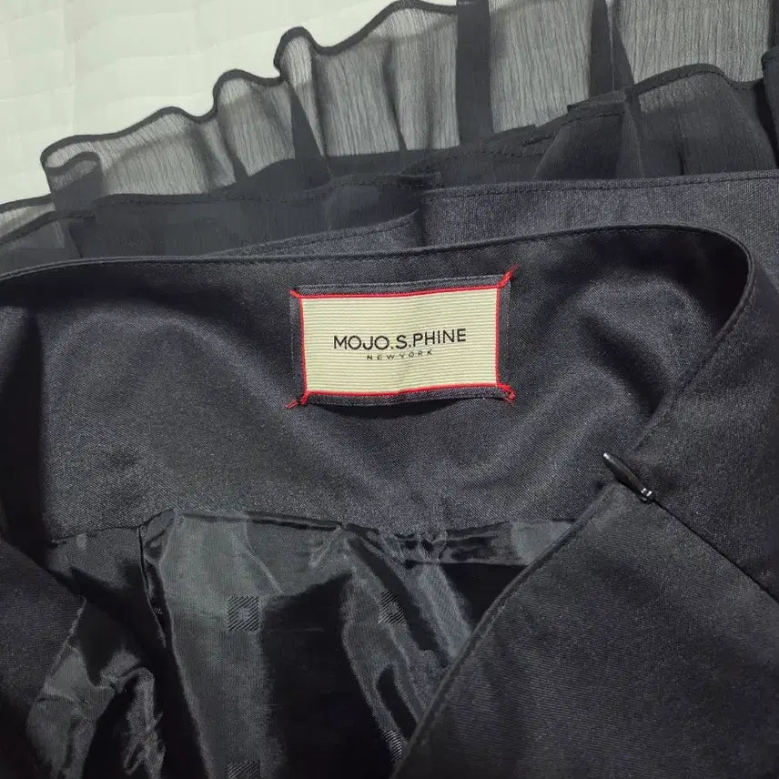 [BUNJANG] MOJO.S.PHINE Black Flared Ruffle Skirt / 모조에스핀 블랙 플레어 러플 스커트 치마