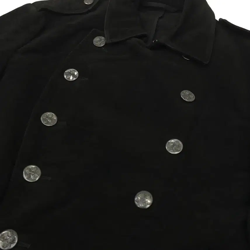 [SOLD OUT] 블랙 더블 버튼 피코트