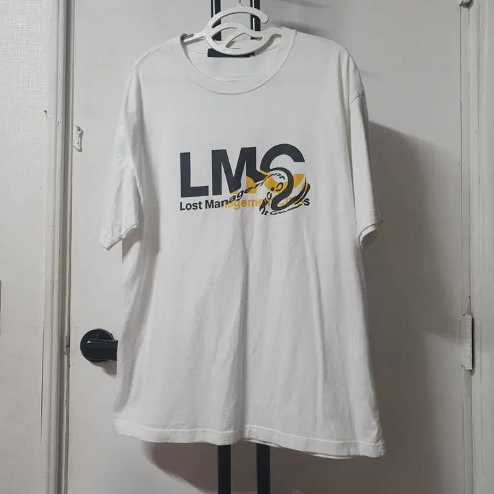[BUNJANG] LMC Short Sleeve T-Shirt White L Size / LMC 반팔 화이트 +CPGN 바막