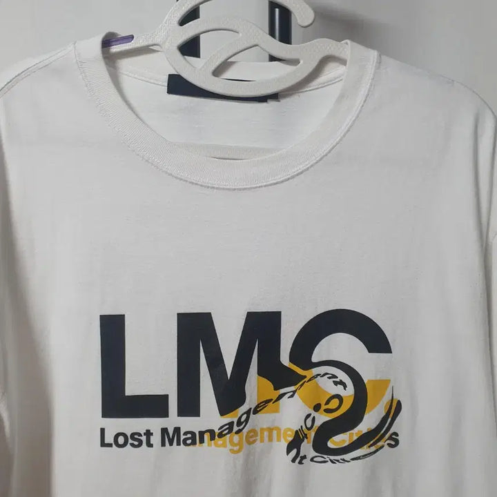 [BUNJANG] LMC Short Sleeve T-Shirt White L Size / LMC 반팔 화이트 +CPGN 바막