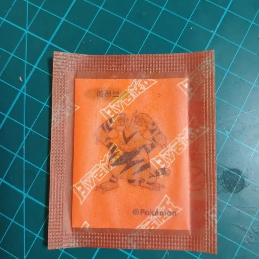 [BUNJANG] 30th Anniversary Pokemon Erebius Sealed Ttibu Seal / 30주년 기념 포켓몬 에레브 띠부씰 미개봉