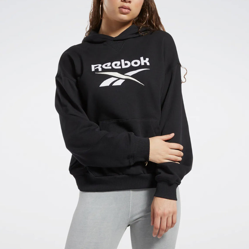 [BUNJANG] Reebok Hooded Sweatshirt Black (M, L) - New, Unsealed / 새) 리복 후드 블랙 M, L 미개봉 새상품