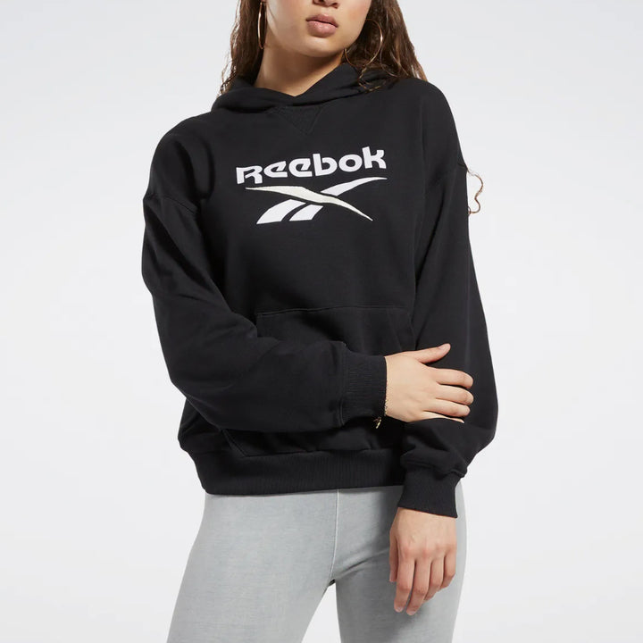 [BUNJANG] Reebok Hooded Sweatshirt Black (M, L) - New, Unsealed / 새) 리복 후드 블랙 M, L 미개봉 새상품