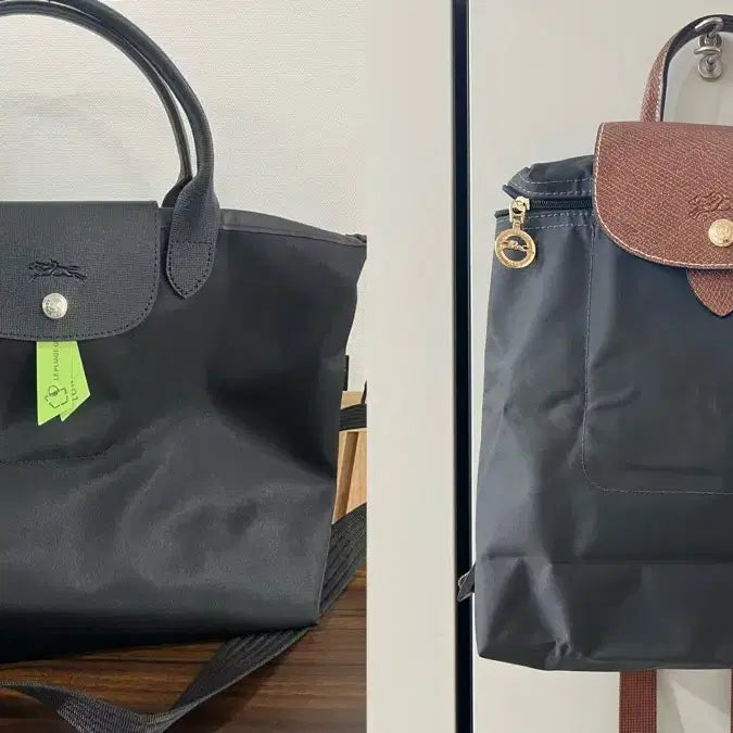 [BUNJANG] Longchamp Bundle Set Backpack and Crossbody Bag / 롱샴일괄