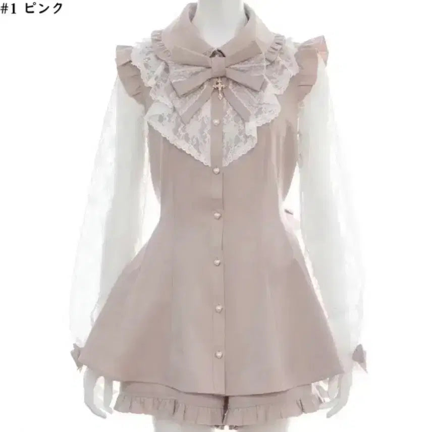 [BUNJANG] Secret Honey Ruffle Setup Rize Risa / 시크릿 허니 러플셋업리즈리사 양산형 지뢰계