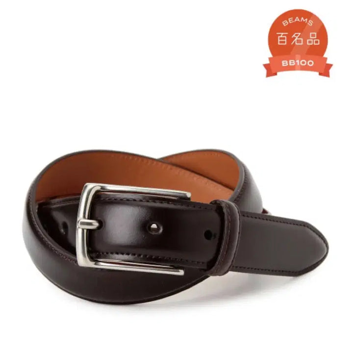 [BUNJANG] BEAMS PLUS Cordovan Belt Burgundy / BEAMS PLUS 빔즈플러스 Cordovan Belt 버건디 34