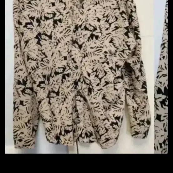 [BUNJANG] Flower Pattern Blouse Shirt / 플라워 패턴 블라우스 셔츠