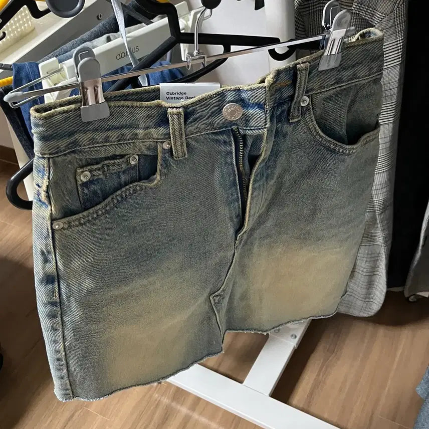 [BUNJANG] Blue Denim Skirt / 청스커트