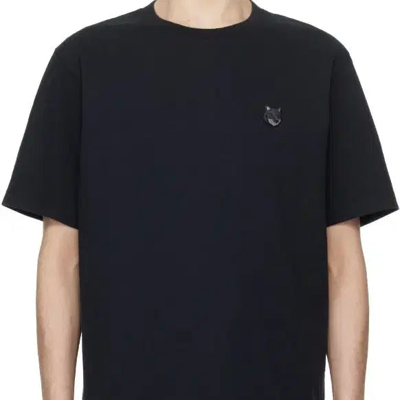 [BUNJANG] Maison Kitsuné Fox Embroidered Black XL T-Shirt / 신상 정픔 메종키츠네 폭스 블랙 XL 반팔 티 새상품 무료배송