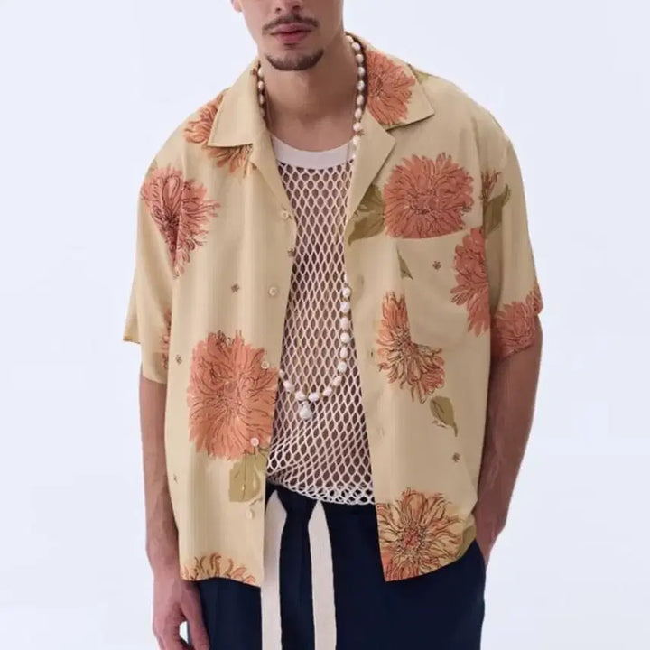 [BUNJANG] Recto Bohemian Vintage Flower Shirt L / [L] 렉토 보헤미안 빈티지 플라워 셔츠