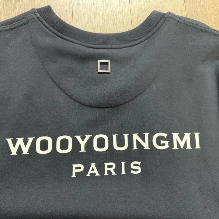 [BUNJANG] Wooyoungmi Back Logo Sweatshirt Navy / [50] 우영미 백로고 맨투맨 네이비