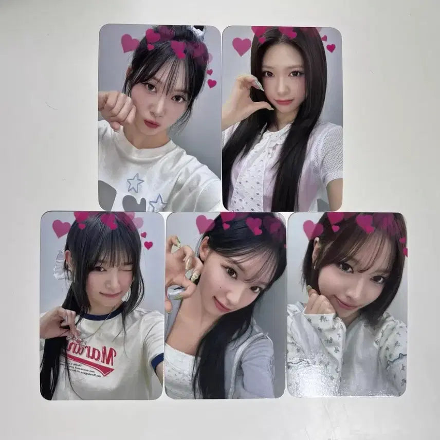 [BUNJANG] Rescene Heart Photocard Set POB / 리센느 rescene 포카 특전 미공포 양도 세트 하트