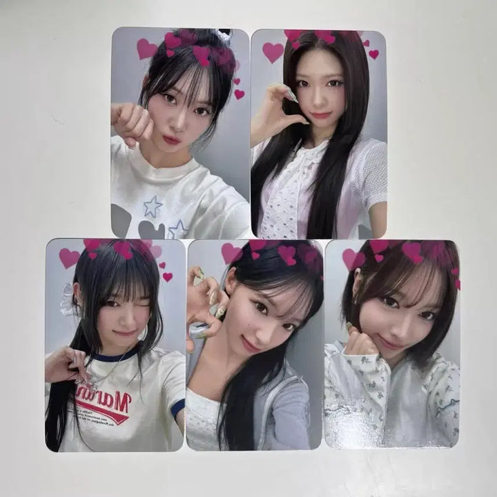 [BUNJANG] Rescene Heart Photocard Set POB / 리센느 rescene 포카 특전 미공포 양도 세트 하트