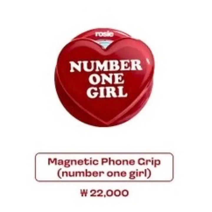 [BUNJANG] BLACKPINK Rosé Magnetic Grip Tok (POB Included) / 로제 넘버원걸 마그네틱 그립톡 (특전 포함)