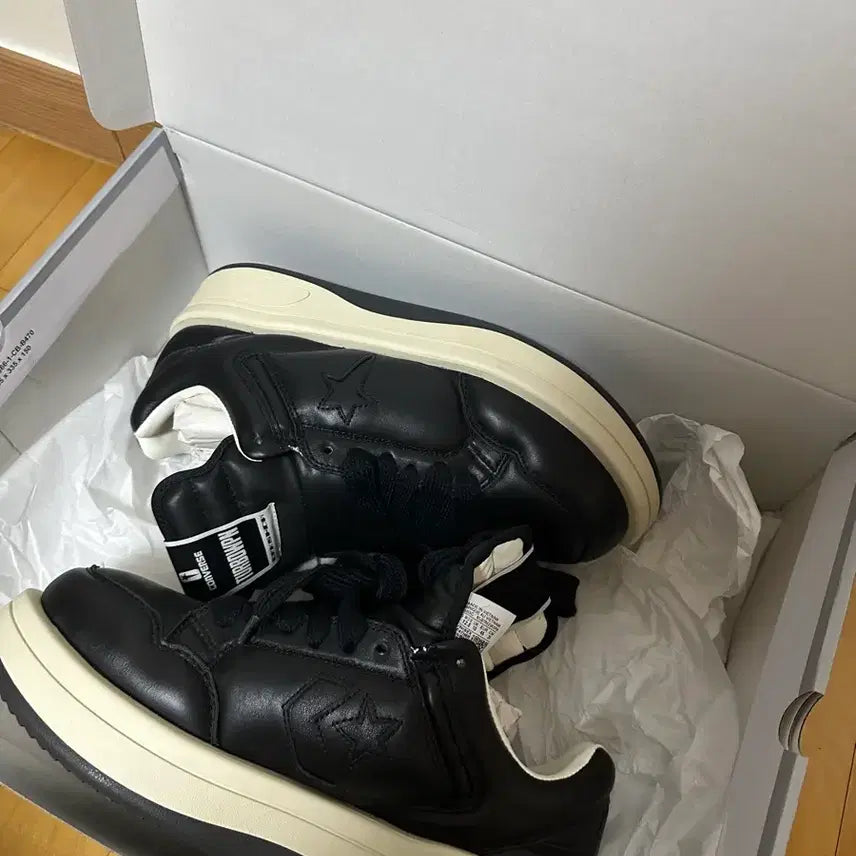 [BUNJANG] Converse Dark Shadow Turbo Weapon Low Black (290mm) - New / 컨버스 다크쉐도우 터보웨폰 로우 블랙 290 새상품 릭오웬스