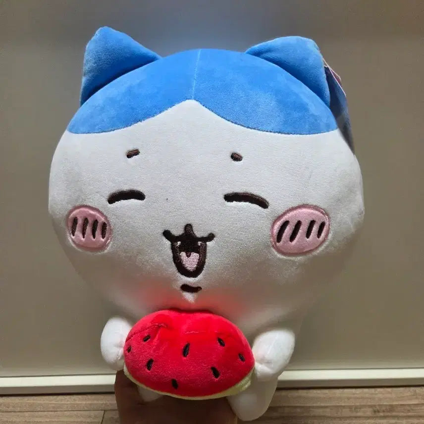 [BUNJANG] Chiikawa Hachiware Watermelon Plush Doll / 치이카와 하치와레 수박 인형