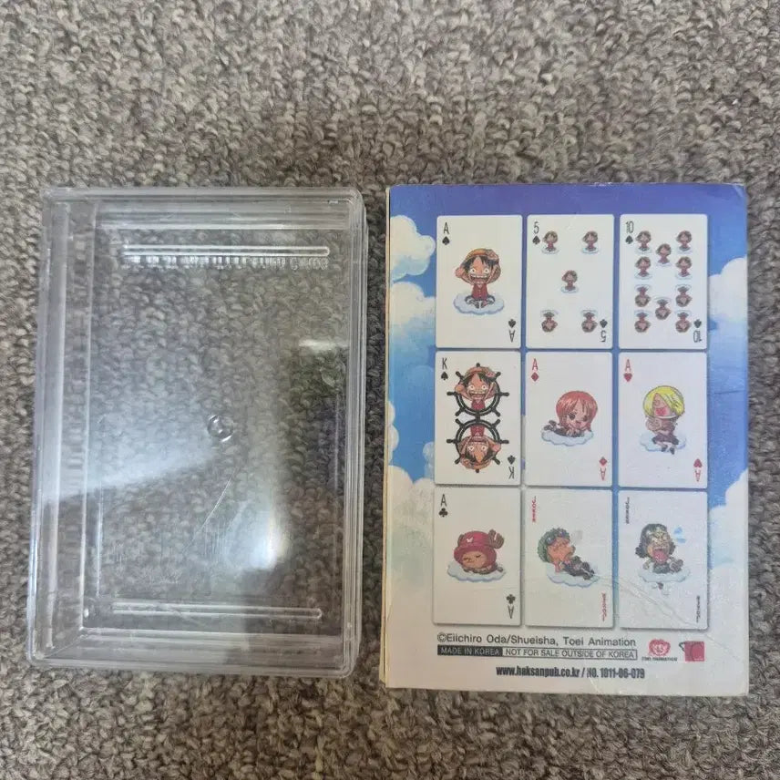 [BUNJANG] One Piece Trump Card Set / 원피스 트럼프 카드 (분실있음)