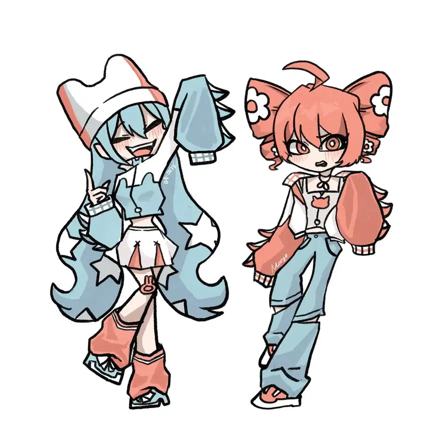 [BUNJANG] Cartoon Style Character Illustration Commission / 카툰체 캐릭터 일러스트 커미션