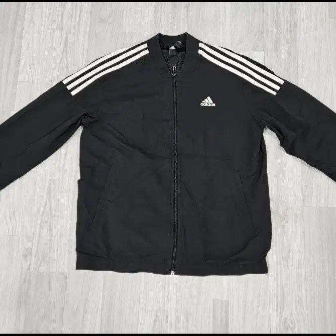 [BUNJANG] Adidas Three-Stripes Track Top Black / 아디다스 삼선 트랙탑 블랙