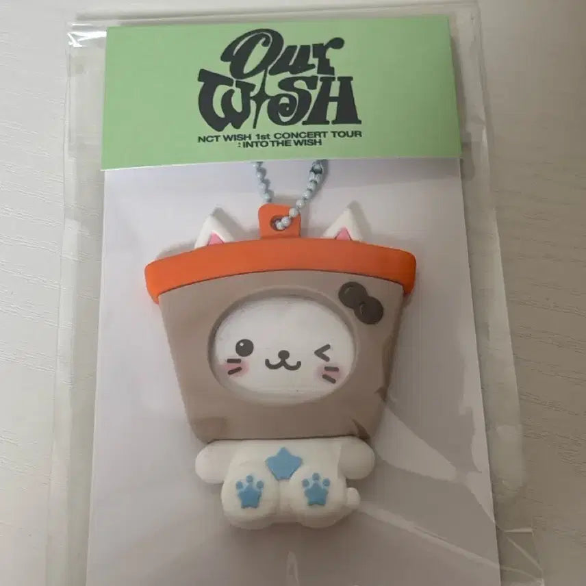 [BUNJANG] NCT WISH Our WISH Concert MD Pin Button Holder Yuushi Sealed Bubble Cat / 엔시티위시 아워위시 콘서트 엠디 핀버튼 홀더 유우시 미개봉 버블냥