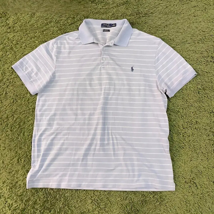 [BUNJANG] Polo Ralph Lauren Striped Short Sleeve Polo Shirt 2XL / (2XL) 폴로 랄프로렌 스트라이프 반팔 카라티