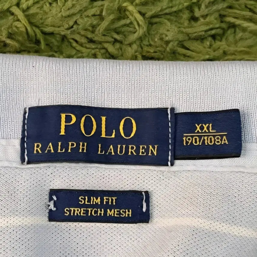 [BUNJANG] Polo Ralph Lauren Striped Short Sleeve Polo Shirt 2XL / (2XL) 폴로 랄프로렌 스트라이프 반팔 카라티