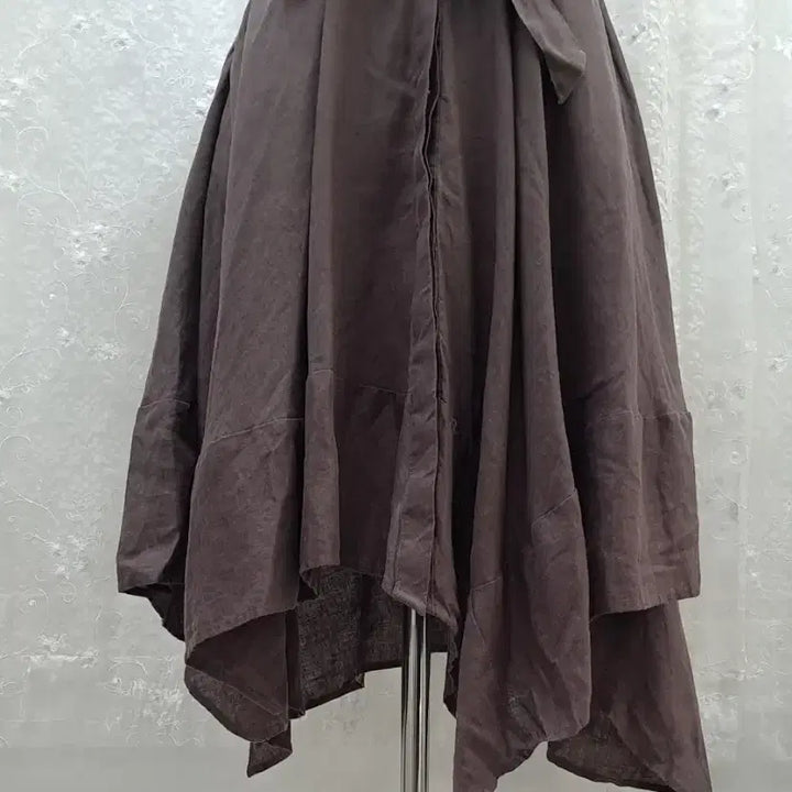 [BUNJANG] DKNY Linen Asymmetrical Midi Dress / DKNY  린넨원피스 free