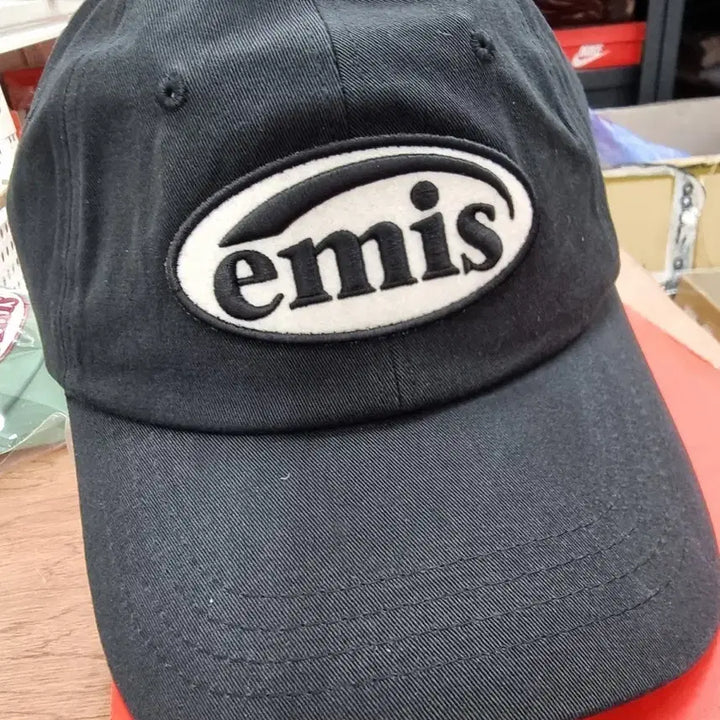 [BUNJANG] Emis Round Patch Ball Cap Black One Size / 이미스 원형패치 볼캡 블랙 새상품